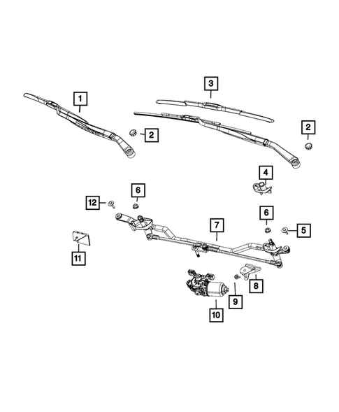 Wiper and Washer System for 2016 Chrysler 300 #0