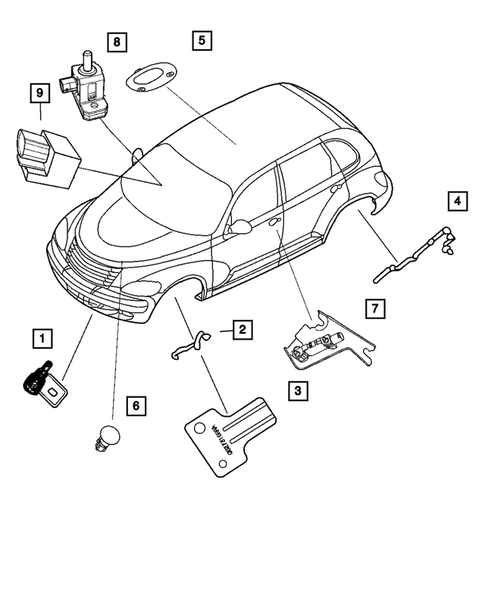 Sensors for 2006 Chrysler PT Cruiser #1