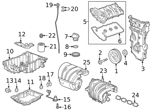 Engine Parts for 2025 Buick Encore GX #8