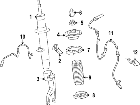 Struts & Components for 2023 BMW XM #0
