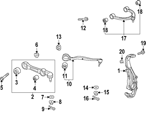 Suspension Components for 2025 Genesis GV80 Coupe #0