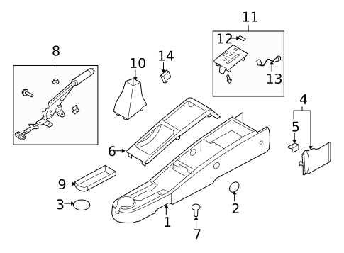 Parking Brake for 2011 Chevrolet Aveo #0