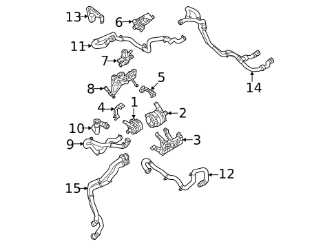 Hoses & Lines for 2022 Volvo C40 Recharge #2