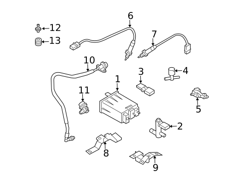 Emission Components for 2023 Nissan TITAN #24