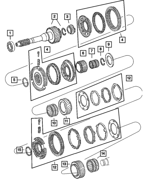 Gear Train for 2011 Ram 2500 #0