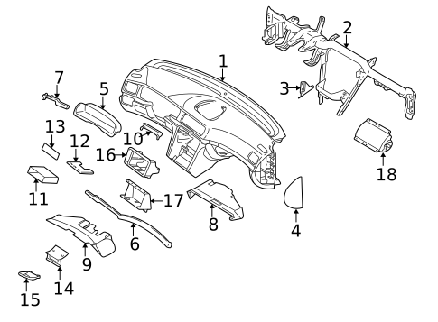 Instrument Panel for 2006 Volvo S80 #0