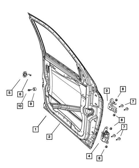 Front Door for 2016 Ram 1500 #1