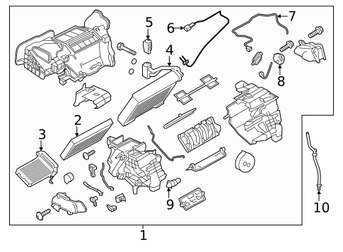 HVAC Case for 2022 Nissan LEAF #0