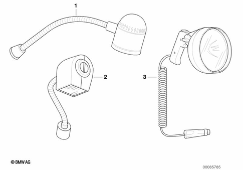 Interior Equipment Components for 1992 BMW 740i #9