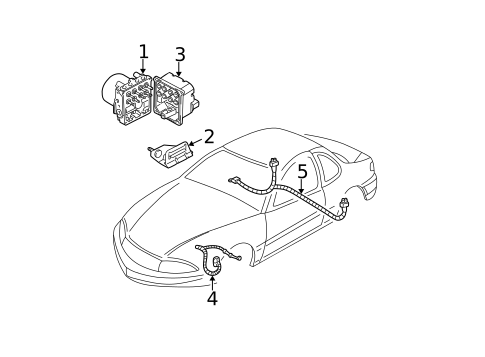 Anti-Lock Brakes for 2003 Oldsmobile Alero #0