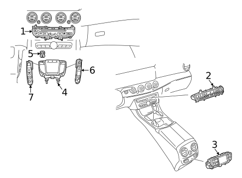 Switches for 2021 Mercedes-Benz E350 #0
