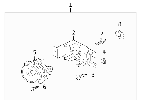Fog Lamps for 2004 Mitsubishi Endeavor #0