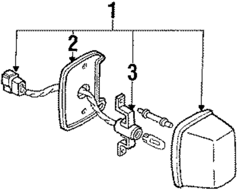 License Lamps for 1989 Mercury Tracer #0