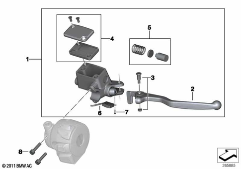 Control Assembly for 2003 BMW-Motorrad F 650 GS #2