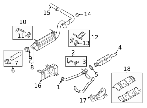 Exhaust Components for 2017 Ford E-450 Super Duty #0