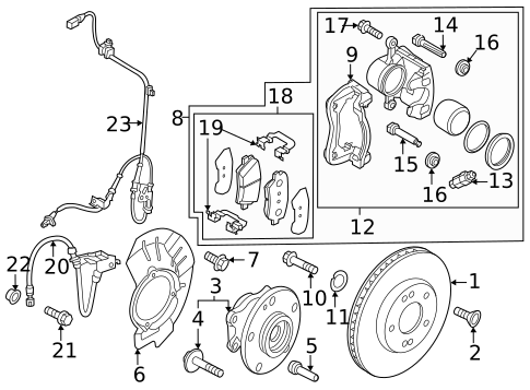 Front Brakes for 2025 Kia Soul #5
