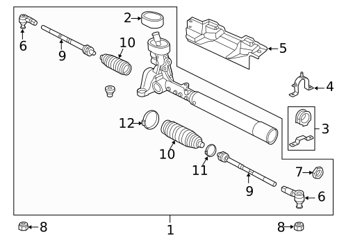 Steering Gear & Linkage for 2015 Volkswagen Golf #14