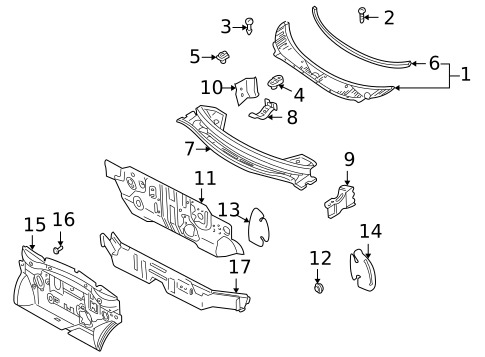 Cowl for 2002 Nissan Quest #0