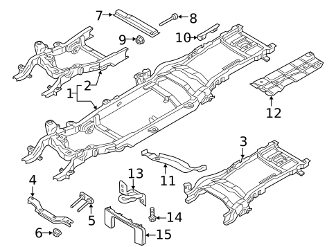 Frame & Components for 2021 Ford F-250 Super Duty #4