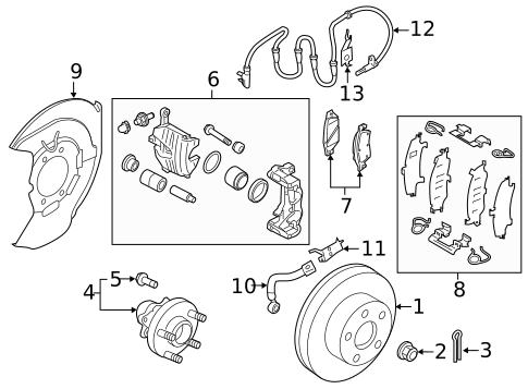 Front Brakes for 2016 INFINITI QX50 #0