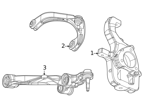 Suspension Components for 2022 Jeep Wagoneer #1