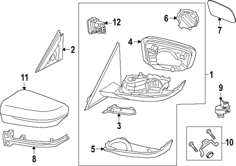 Mirrors for 2024 BMW i4 #0