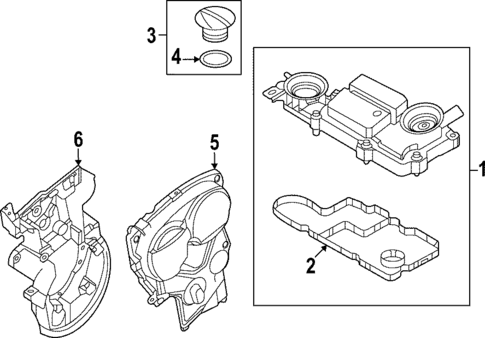 Valve & Timing Covers for 2023 Volvo S90 #2