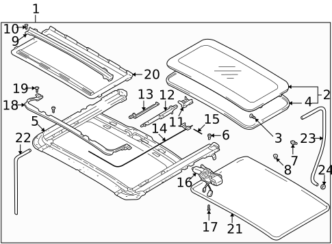 Sunroof for 2003 Suzuki Grand Vitara #0