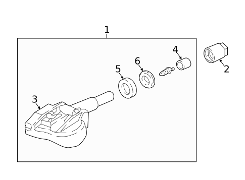 Tire Pressure Monitor Components for 2021 Mazda CX-3 #0