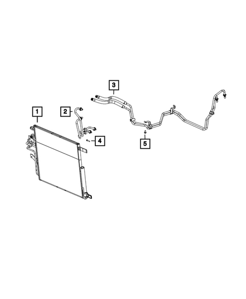 Transmission Oil Cooler and Lines for 2026 Ram 1500 #0