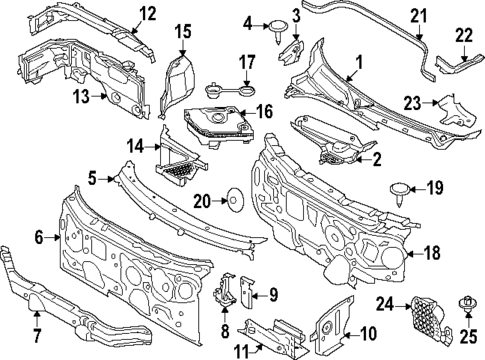 Cowl for 2020 Mini Cooper #0