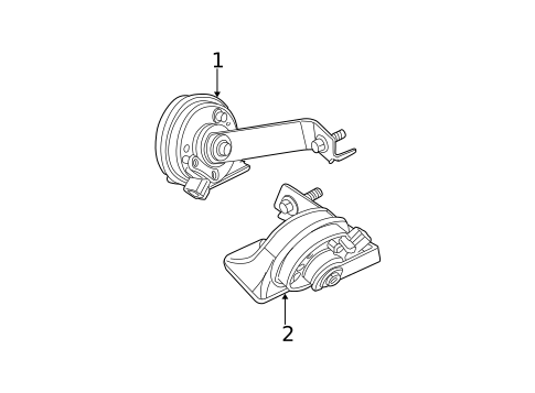 Horn for 2001 Chrysler PT Cruiser #0