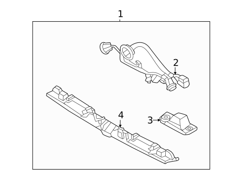 License Lamps for 2022 Hyundai Tucson #0