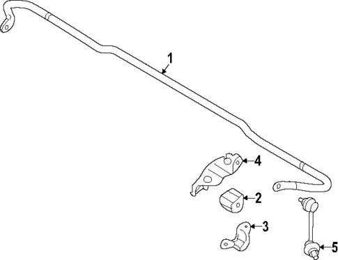 Stabilizer Bar & Components for 2024 Subaru Impreza #0