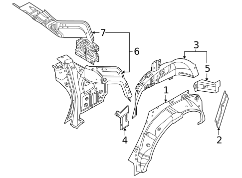 Inner Structure for 2023 Nissan ARIYA #0