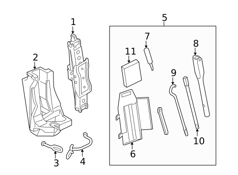 Jack & Components for 2016 Land Rover LR4 #0