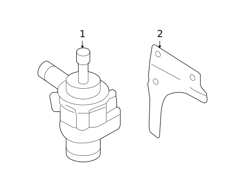 Water Pump for 2008 Volkswagen Passat #2