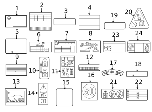 Labels for 2017 Mercedes-Benz GLE63 AMG #3