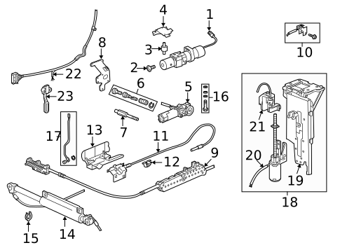 Frame & Components for 2012 Porsche 911 #4