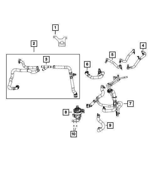 Battery Cooling for 2023 Chrysler Pacifica #1