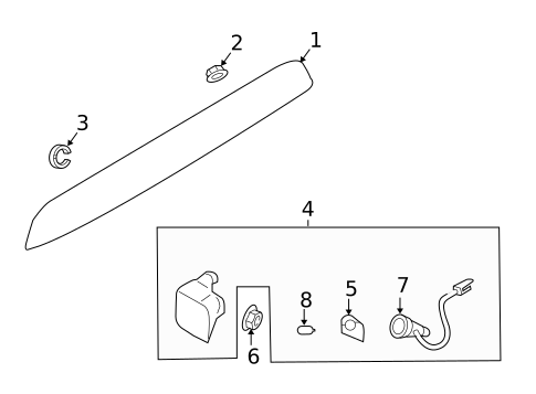 Bulbs - Chassis for 2004 Subaru Baja #4