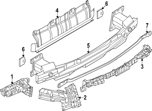 Bumper & Components - Rear for 2024 Porsche Cayenne #3