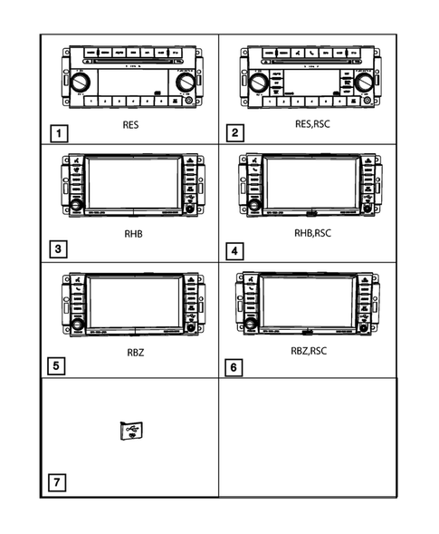 Radio, Antenna, Speakers, DVD, and Video systems for 2011 Ram 3500 #1