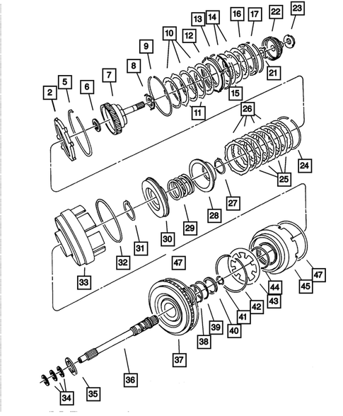 Gear Train for 2005 Dodge Neon #1