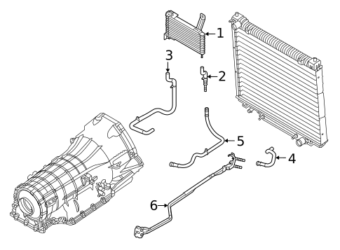 Oil Cooler for 2019 Ford E-350 Super Duty #1