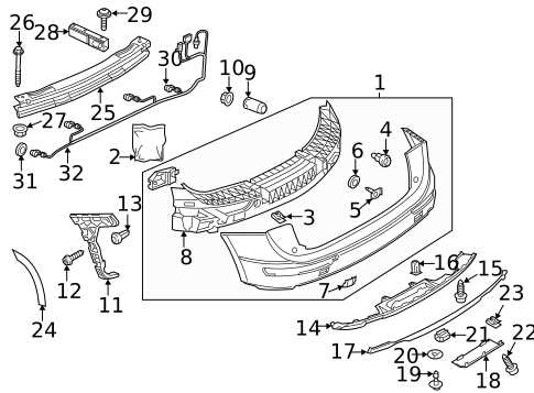 Bumper & Components - Front for 2013 Audi Q5 #3