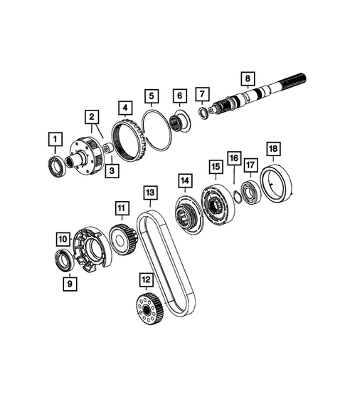 Gear Train for 2013 Ram 3500 #0