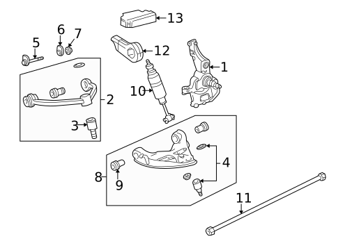 Suspension, Springs & Related Components for 2001 Mazda B3000 #1
