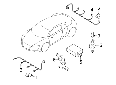 Electrical Components for 2011 Audi R8 #3