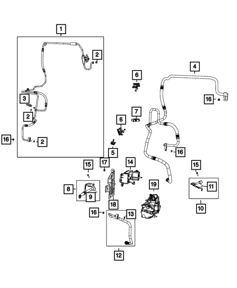 Air Conditioner and Heater Plumbing for 2024 Ram ProMaster EV #0